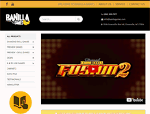 Tablet Screenshot of banillagames.com